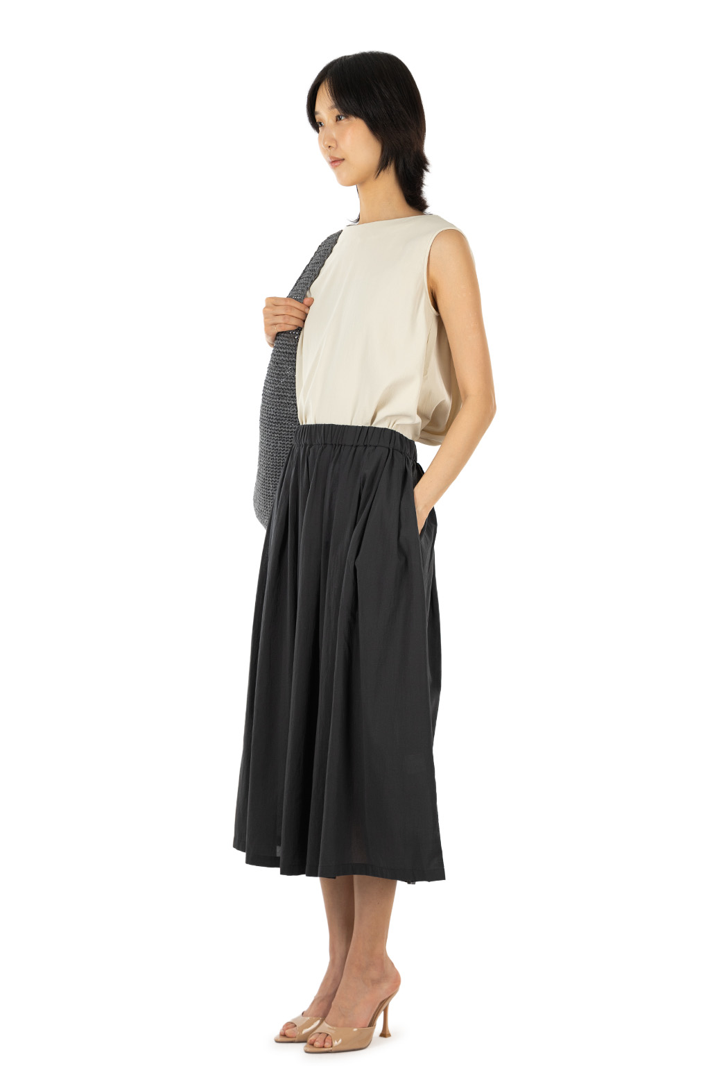 Evam Eva - Cotton Skirt - Sumi