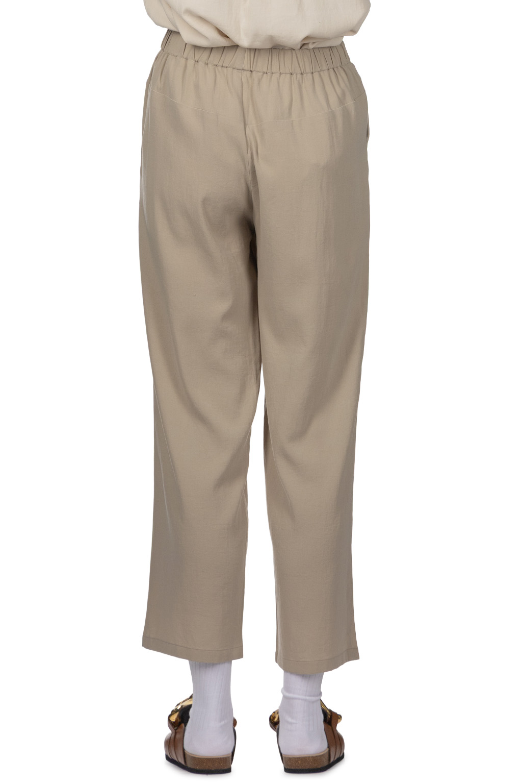 Evam Eva - Cotton Wide Pants - Sage