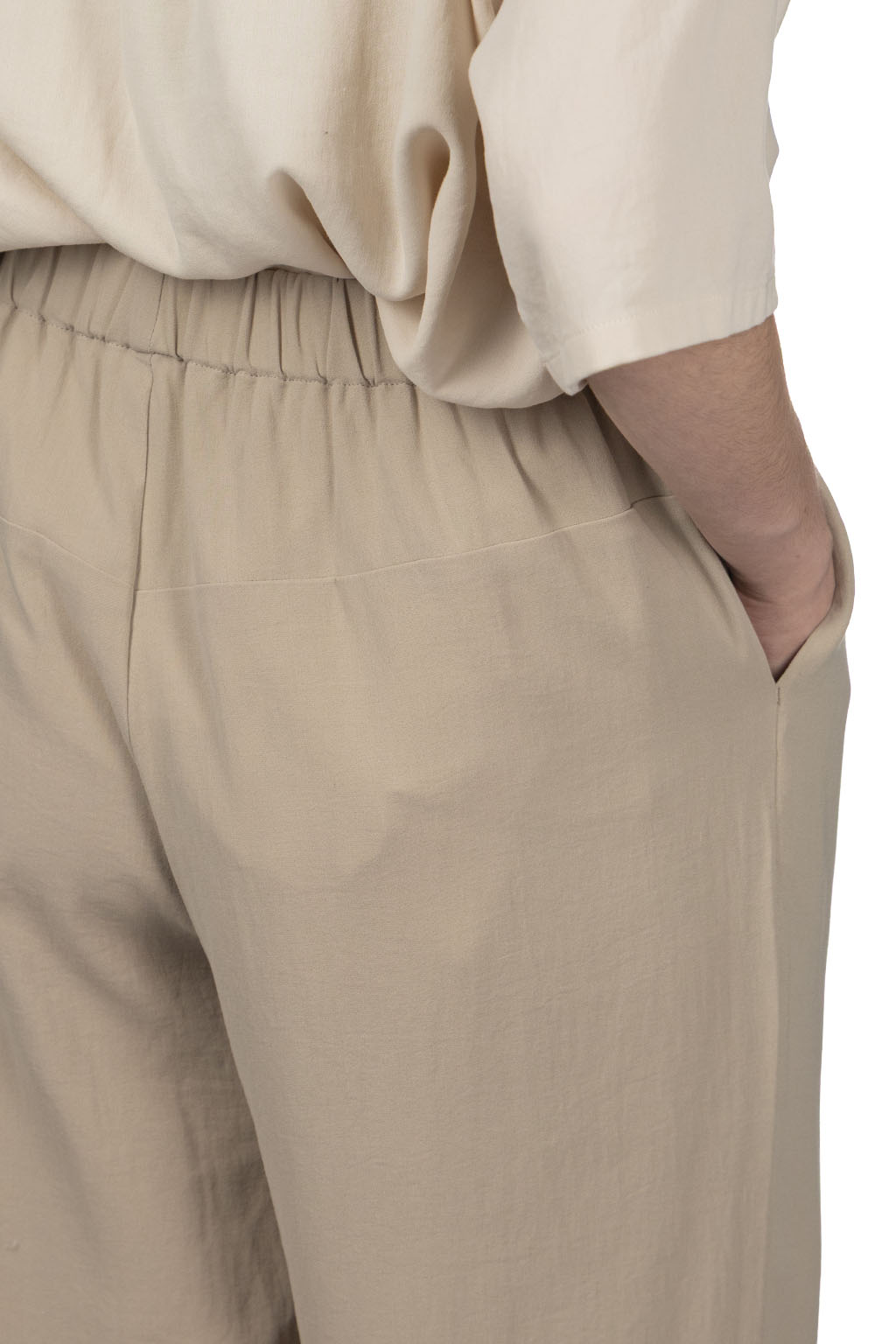 Evam Eva - Cotton Wide Pants - Sage