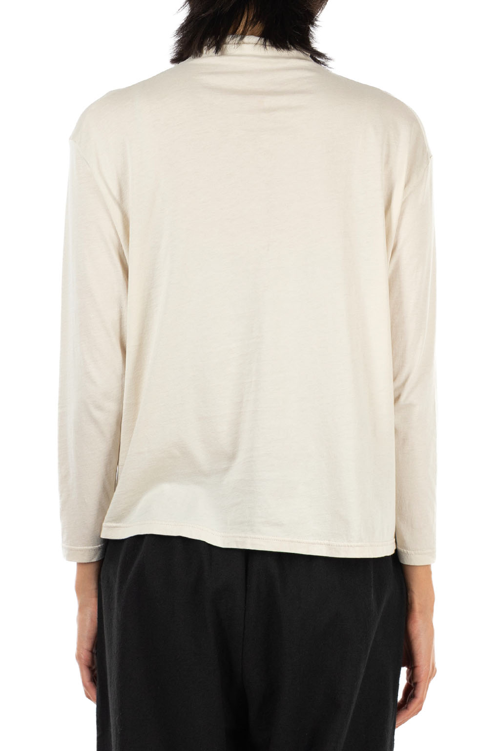 Evam Eva - Cut & Sew Turtleneck - Ecru