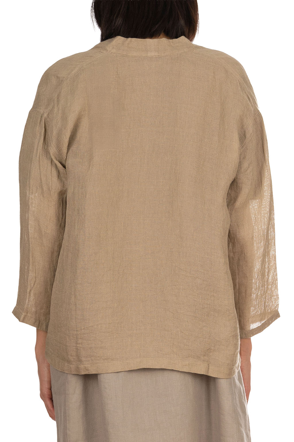 Evam Eva - Linen Cardigan - Amber