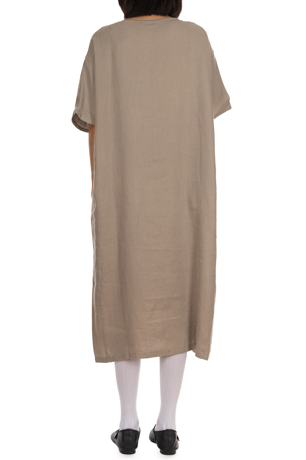 Evam Eva - Linen Dolman One Piece - Sage