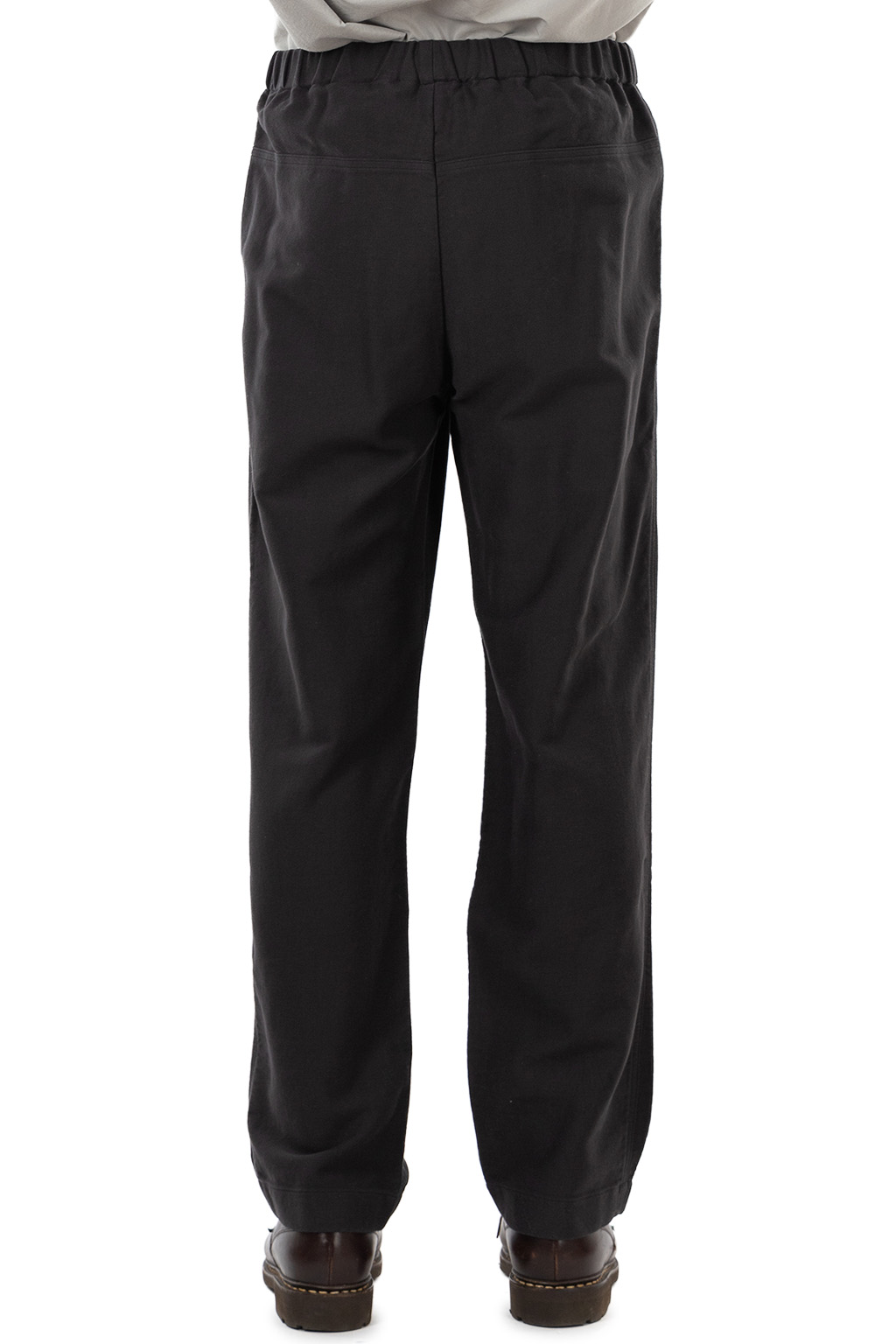 Evam Eva - Men's Brushed Cotton Wide Pants - Sumi