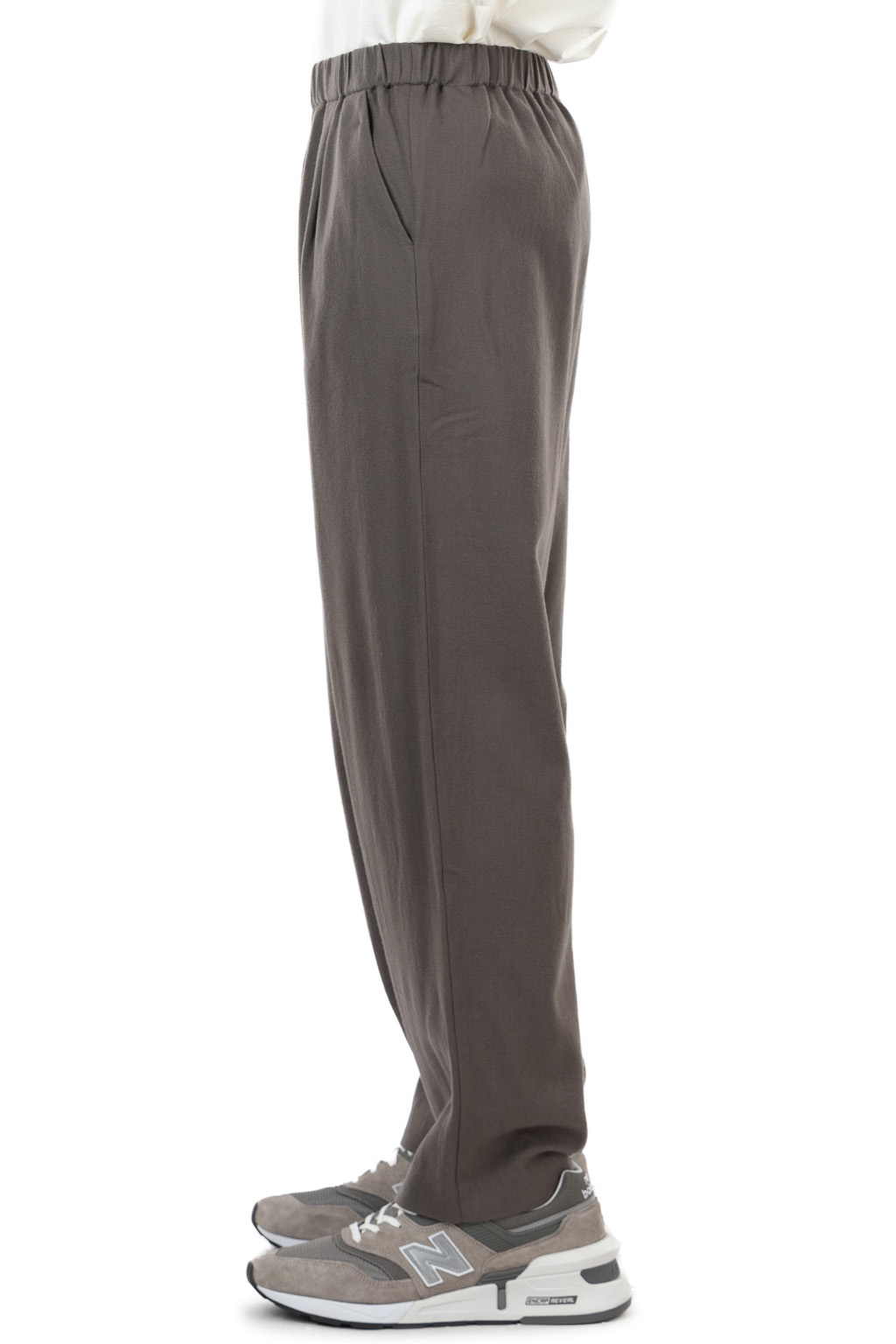 Evam Eva - Men's Wool Wide Pants - Winter Leaf