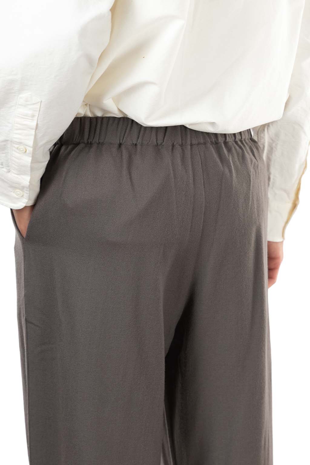 Evam Eva - Men's Wool Wide Pants - Winter Leaf