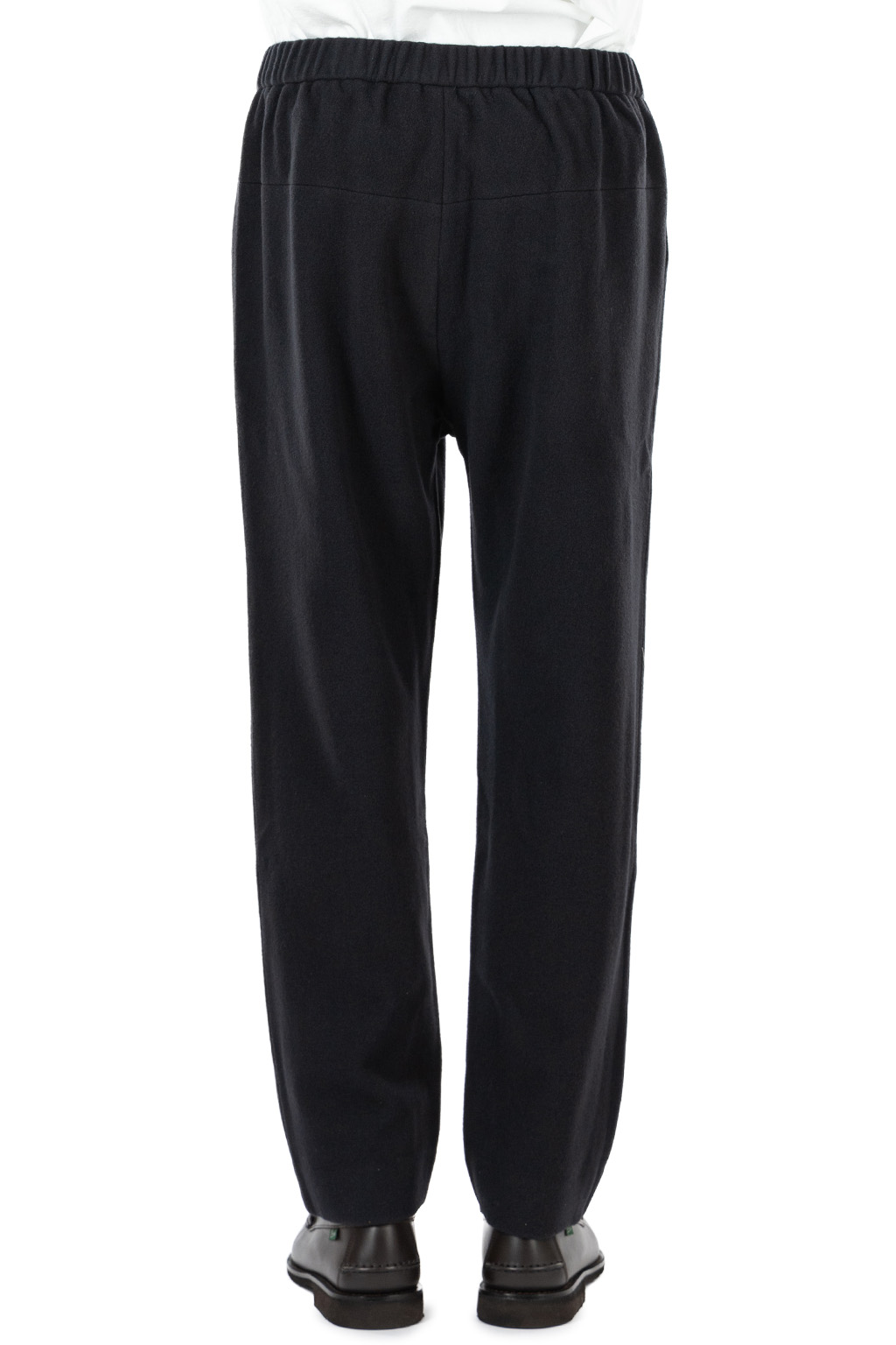 Evam Eva - Unisex Wool Tuck Pants - Sumi