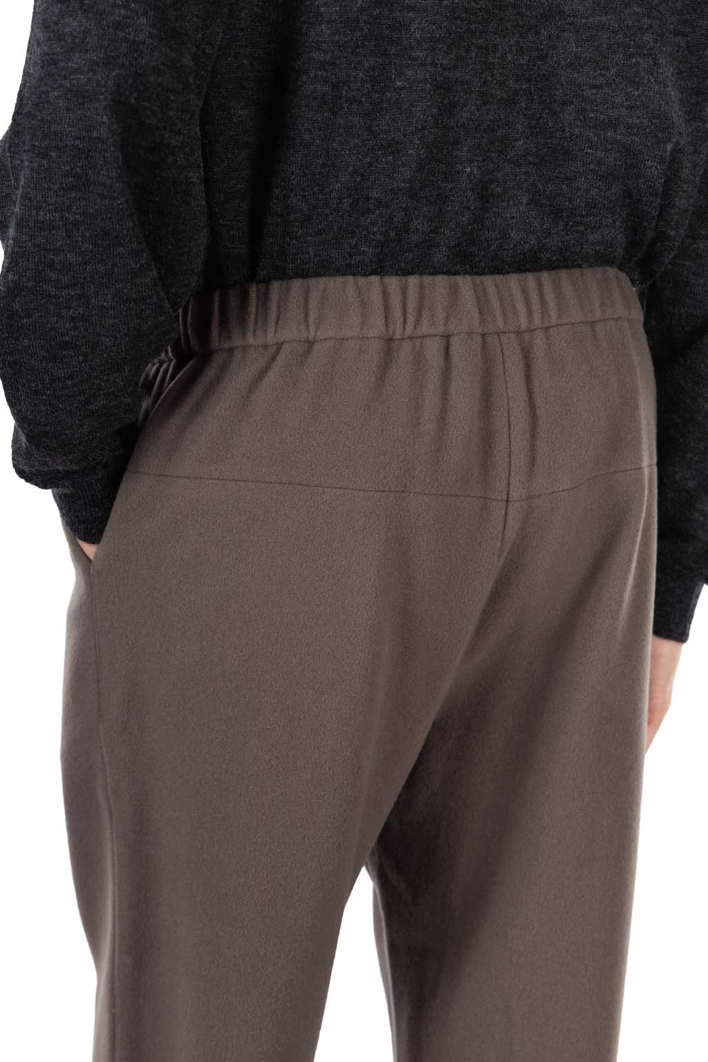Evam Eva - Unisex Wool Tuck Pants - Winter Leaf