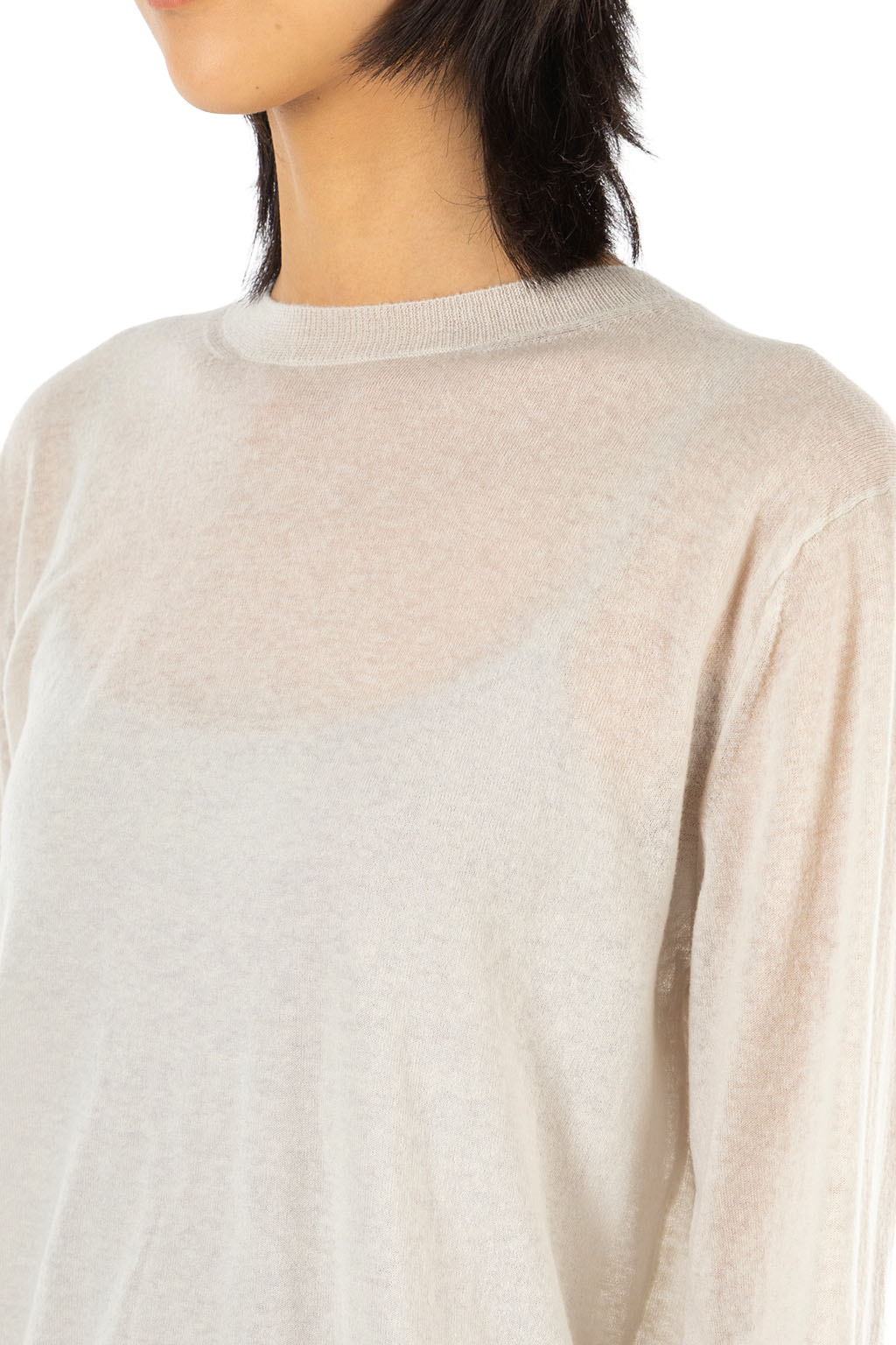 Evam Eva - Wool Cashmere Pullover - Antique White