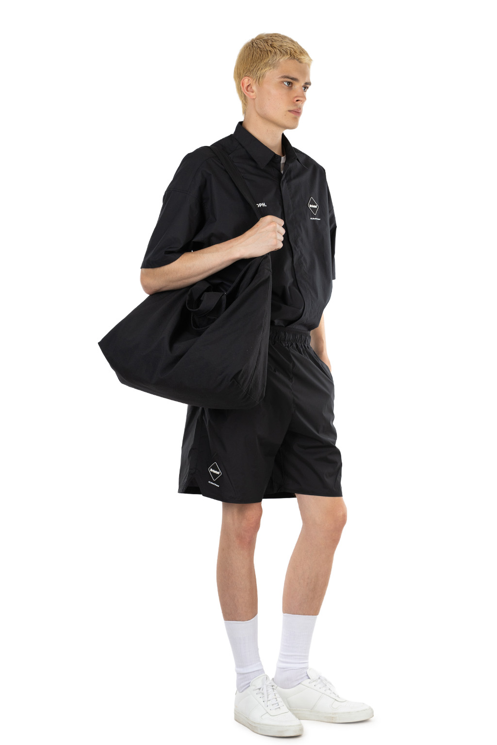 F.C. Real Bristol - Light Weight Breathable Packable Shorts - Black