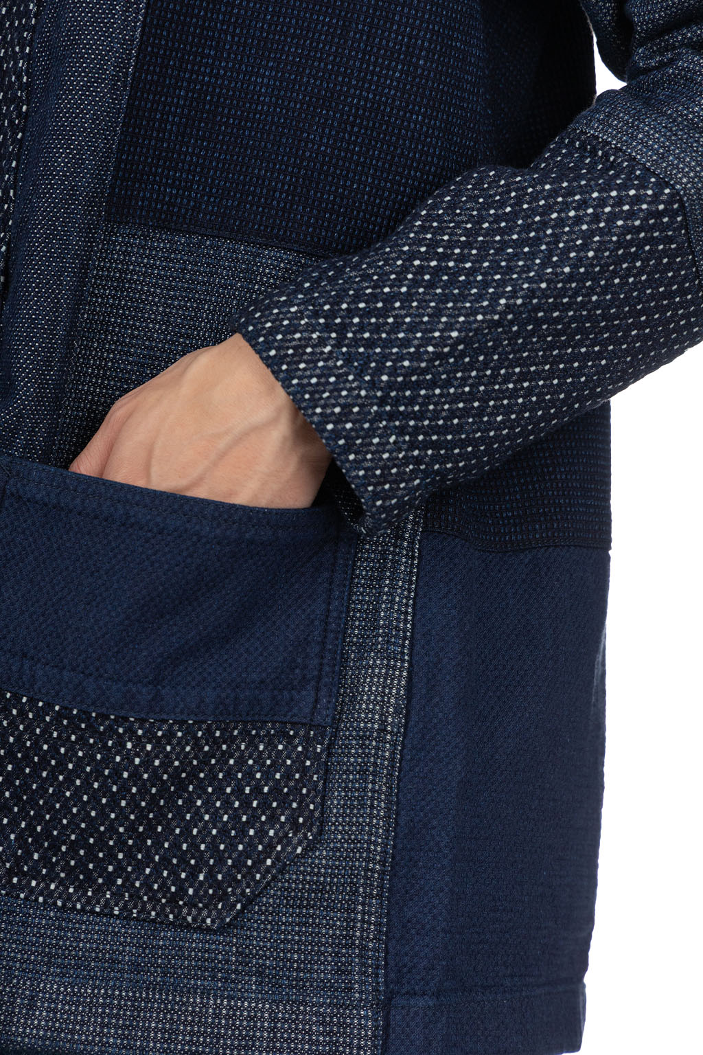 FDMTL - Haori Jacket Rinse - Indigo