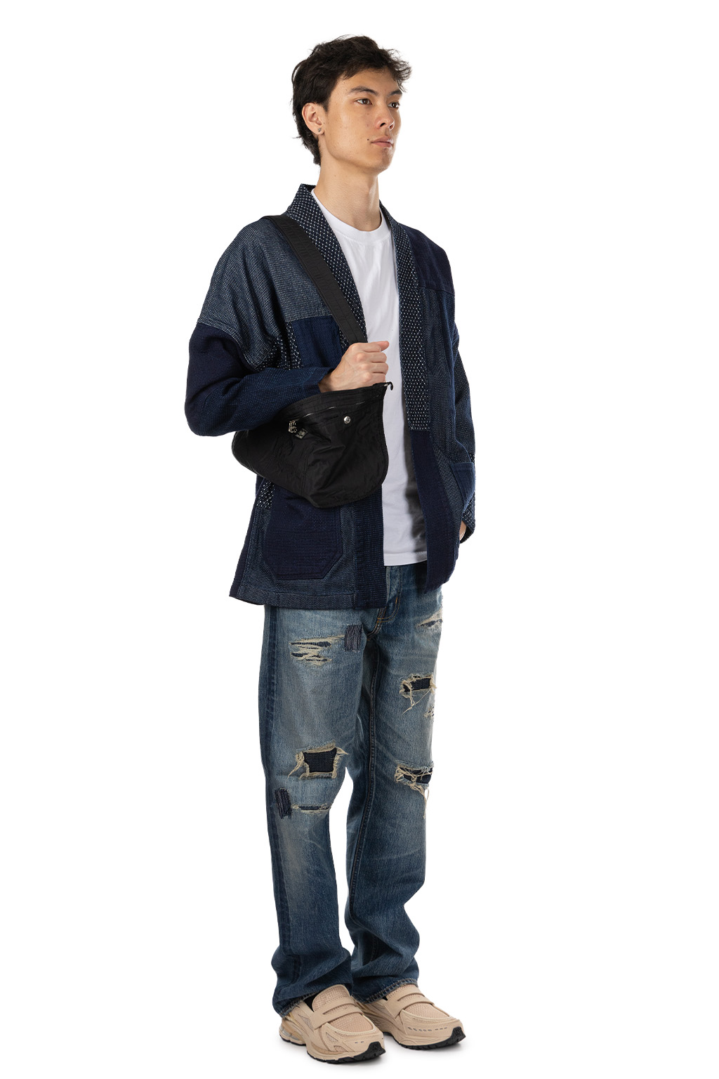 FDMTL - Haori Jacket Rinse - Indigo