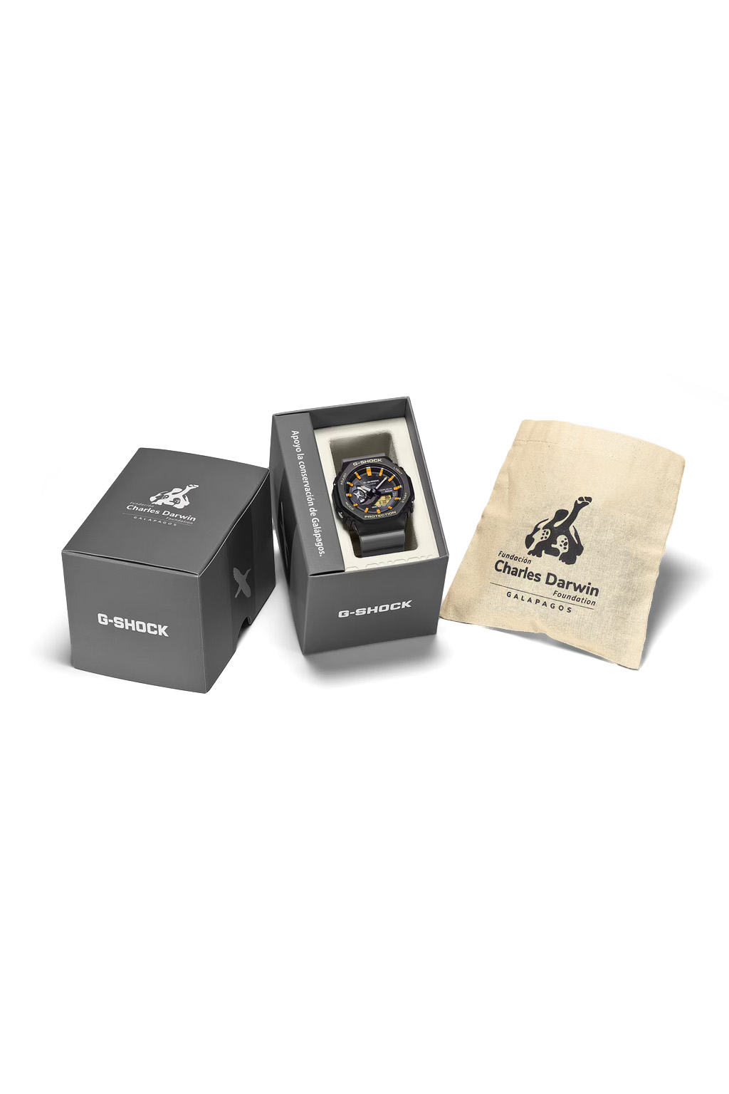 G-Shock by Casio - Darwin Foundation collaboration 2100 Series - Grey