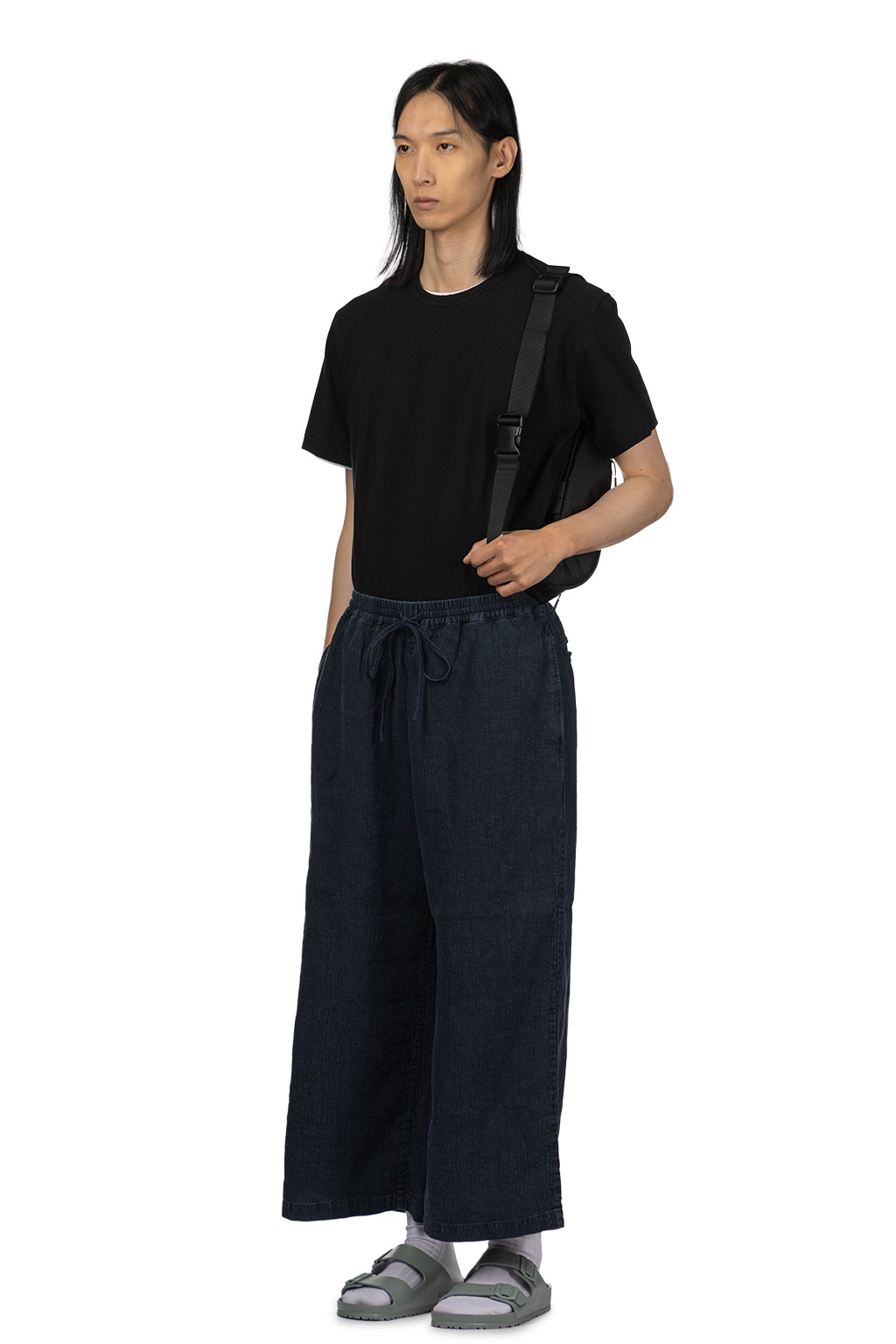 HERILL - Linen Easypants - Navy