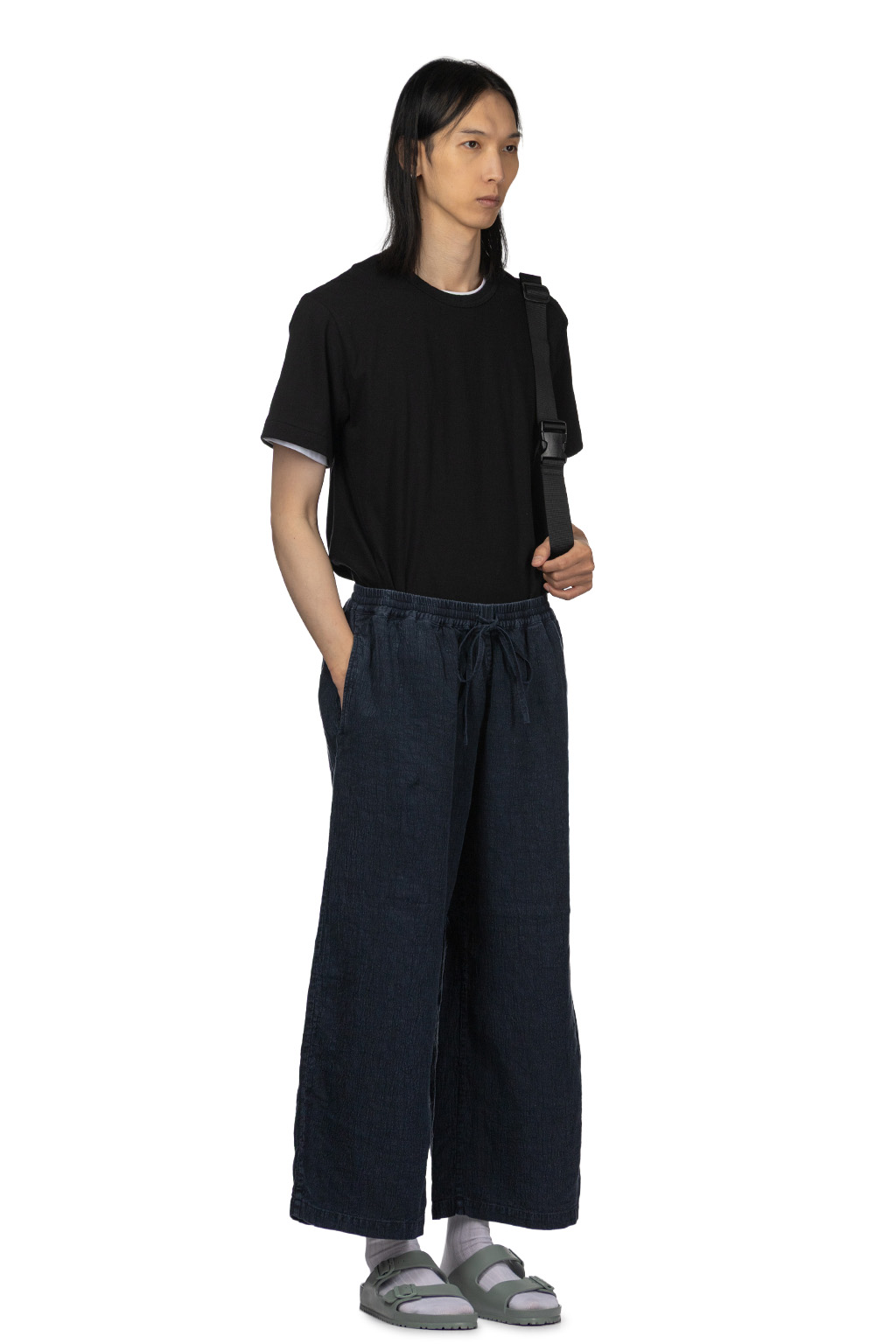 HERILL - Linen Easypants - Navy