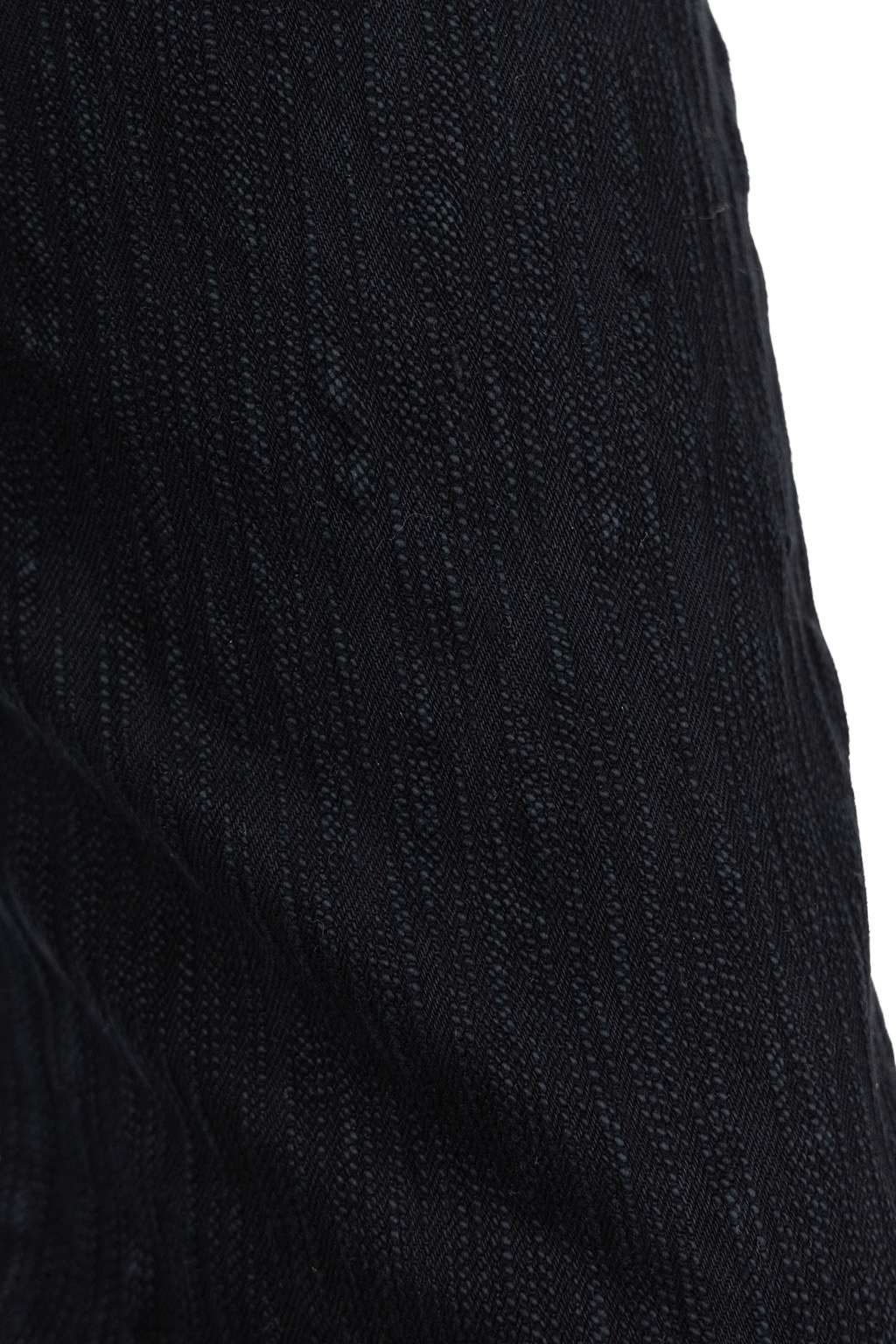Iron Heart - 16oz Slubby Selvedge Denim Straight Cut - Indigo Overdyed Black