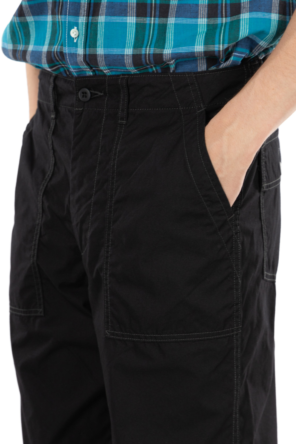 Iron Heart - 4oz Cotton Nylon Baker Pants - Black