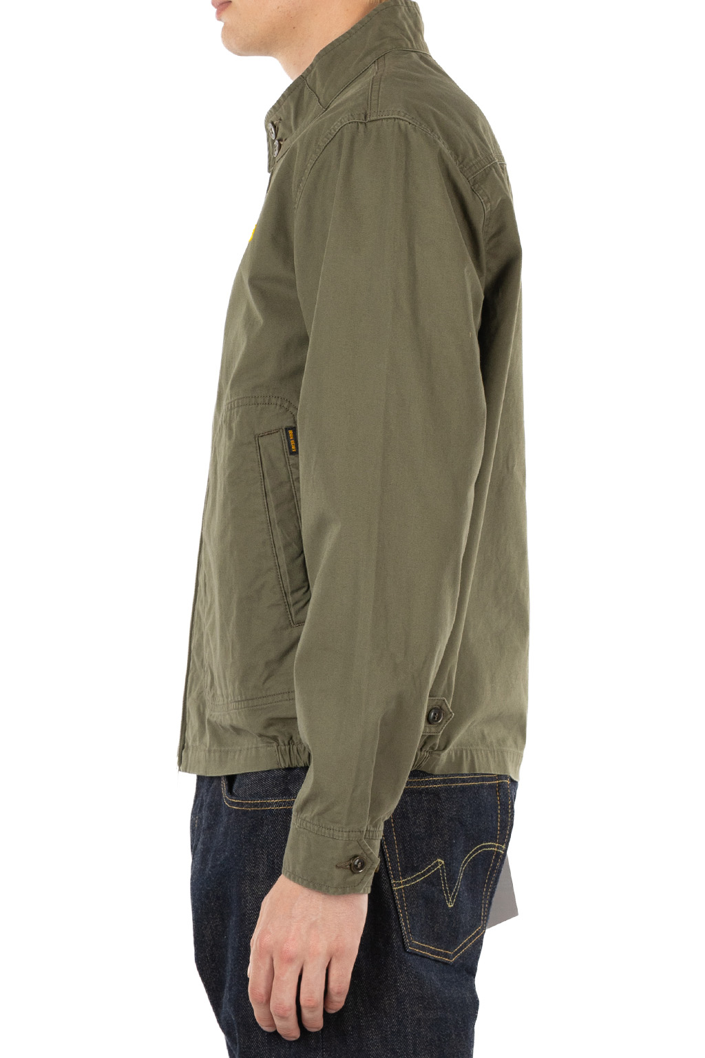 Iron Heart - 6.2oz Serge Drizzler Jacket - Olive Drab Green