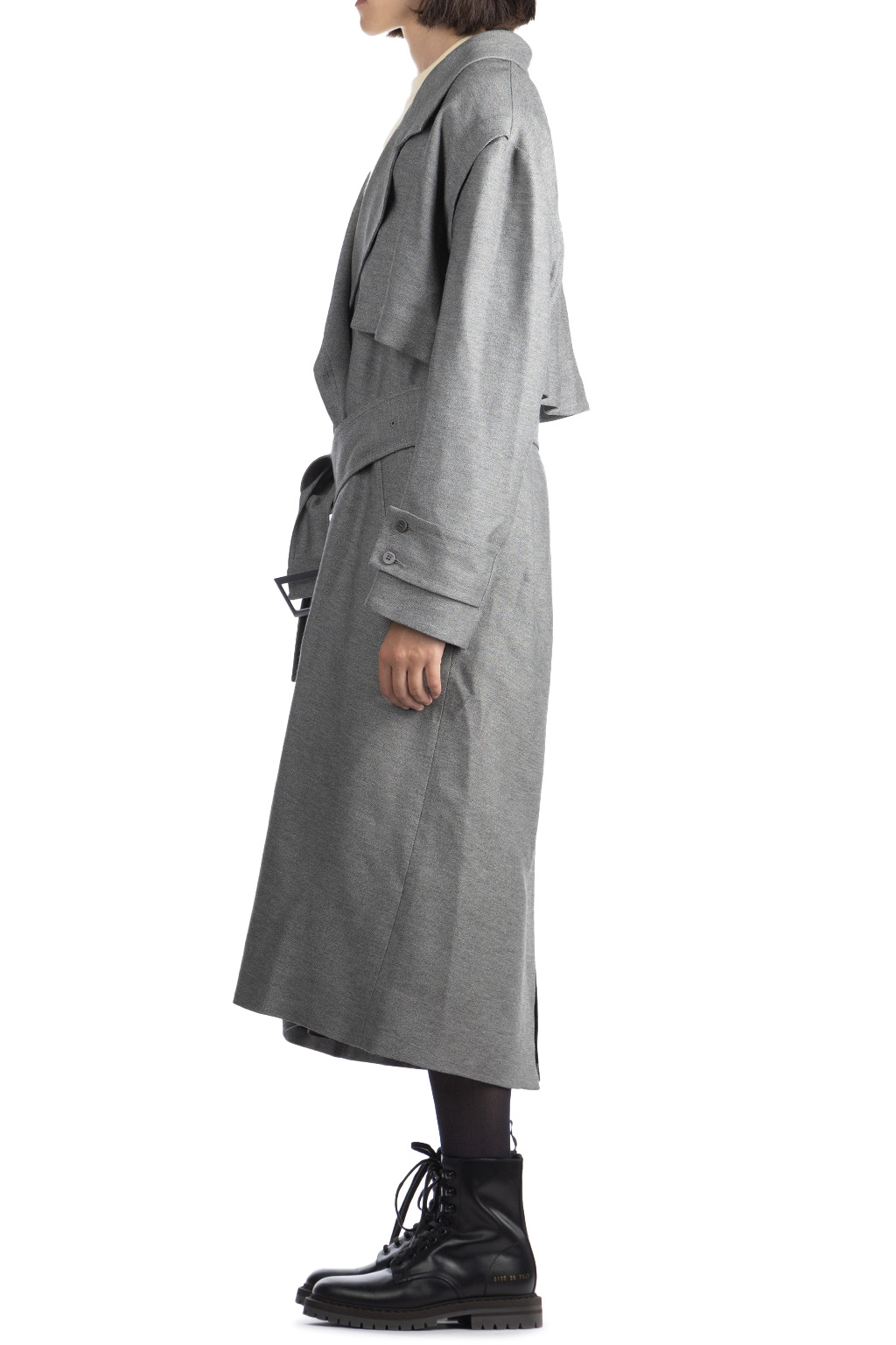 JW Anderson - Longline Trench Coat - Grey