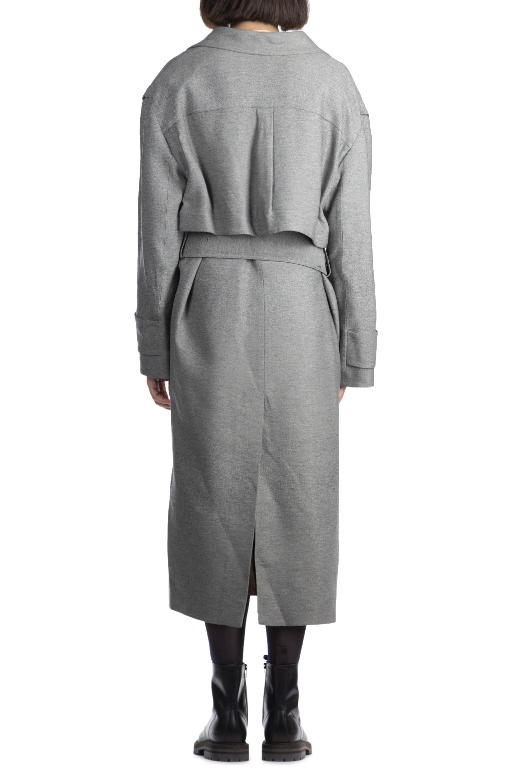 JW Anderson - Longline Trench Coat - Grey