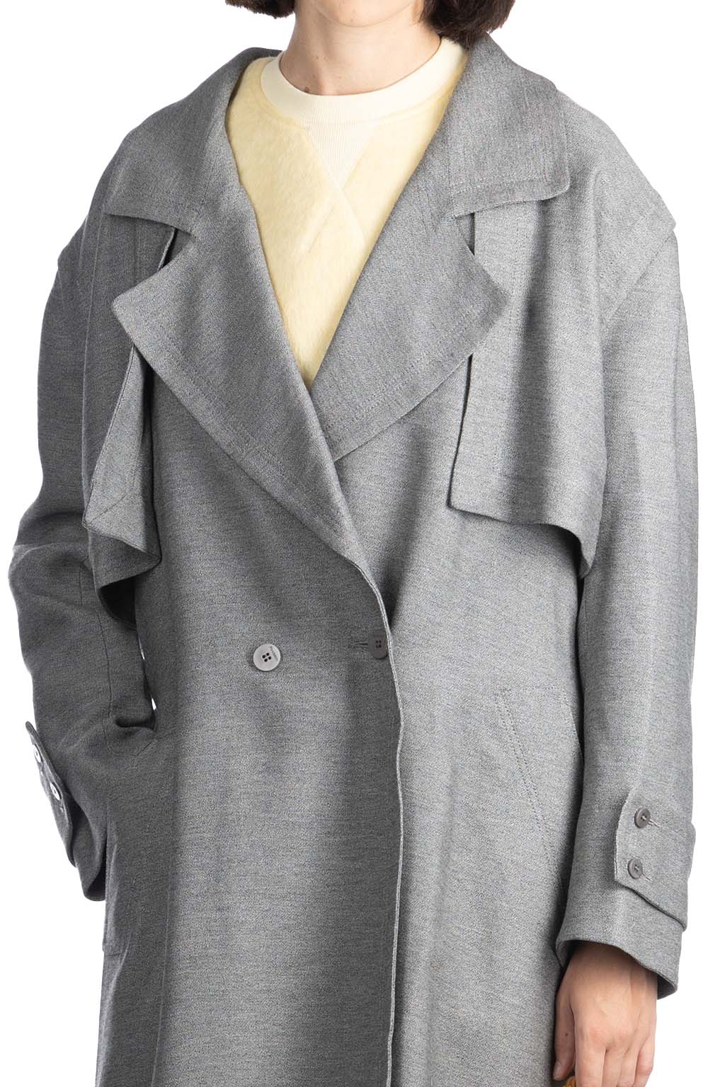 JW Anderson - Longline Trench Coat - Grey