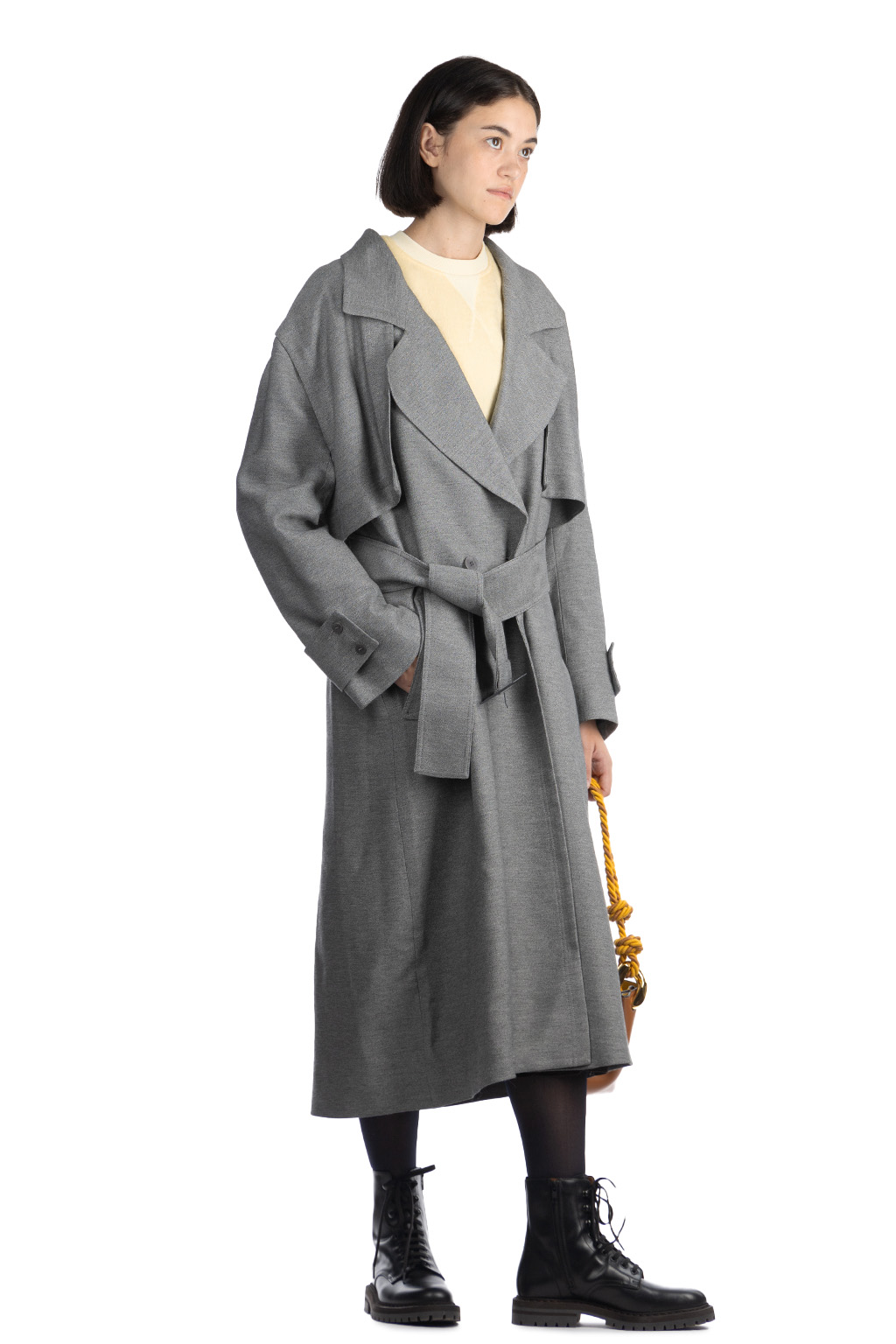 JW Anderson - Longline Trench Coat - Grey