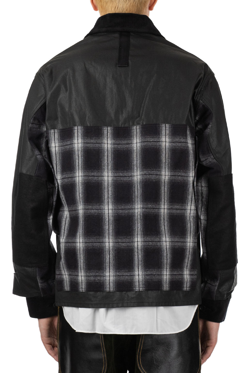 Junya Watanabe MAN - Cotton Oxford Flannel Jacket - Blacck x Grey