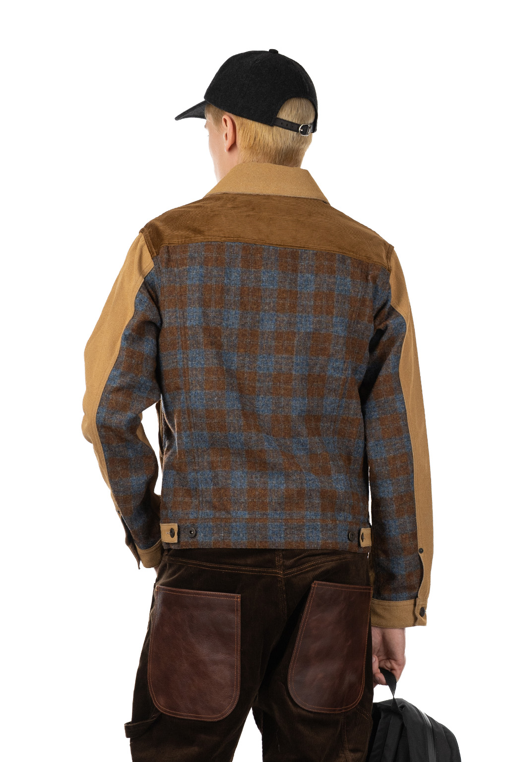 Junya Watanabe MAN - Urethane Denim Coated Jacket - Beige x Grey