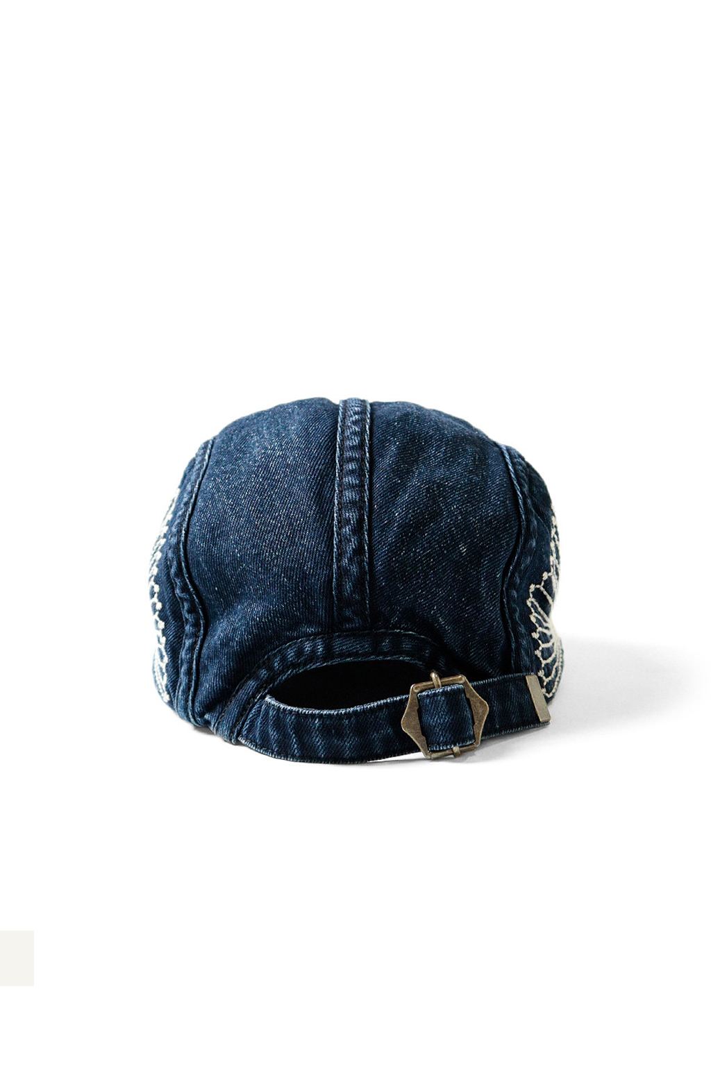 Kapital - 10oz IDGxIDG Denim Camp Cap (FUROSHIKI Embroidery) - Indigo