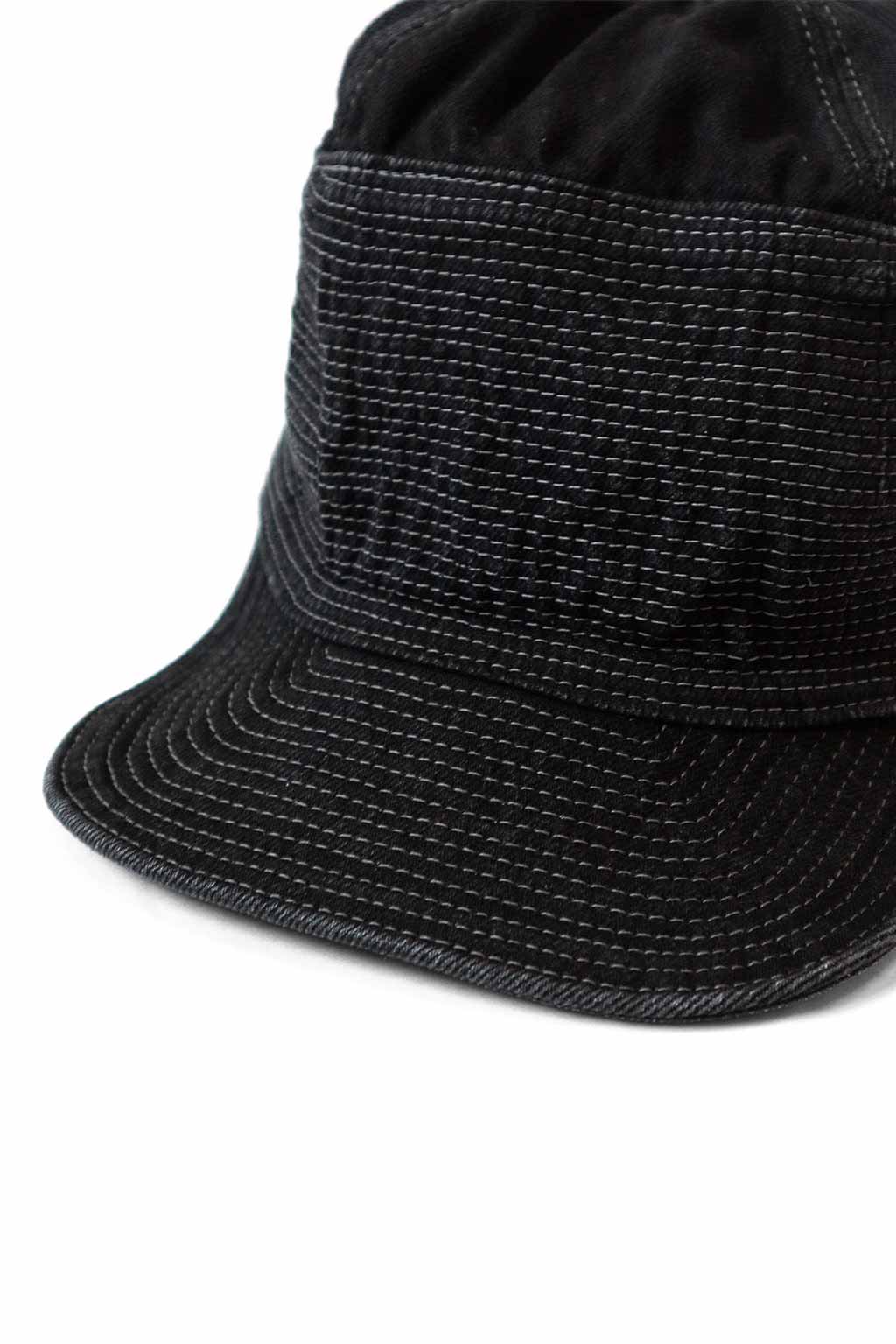 Kapital - 11.5oz BLK x BLK Denim THE OLD MAN AND THE SEA Cap