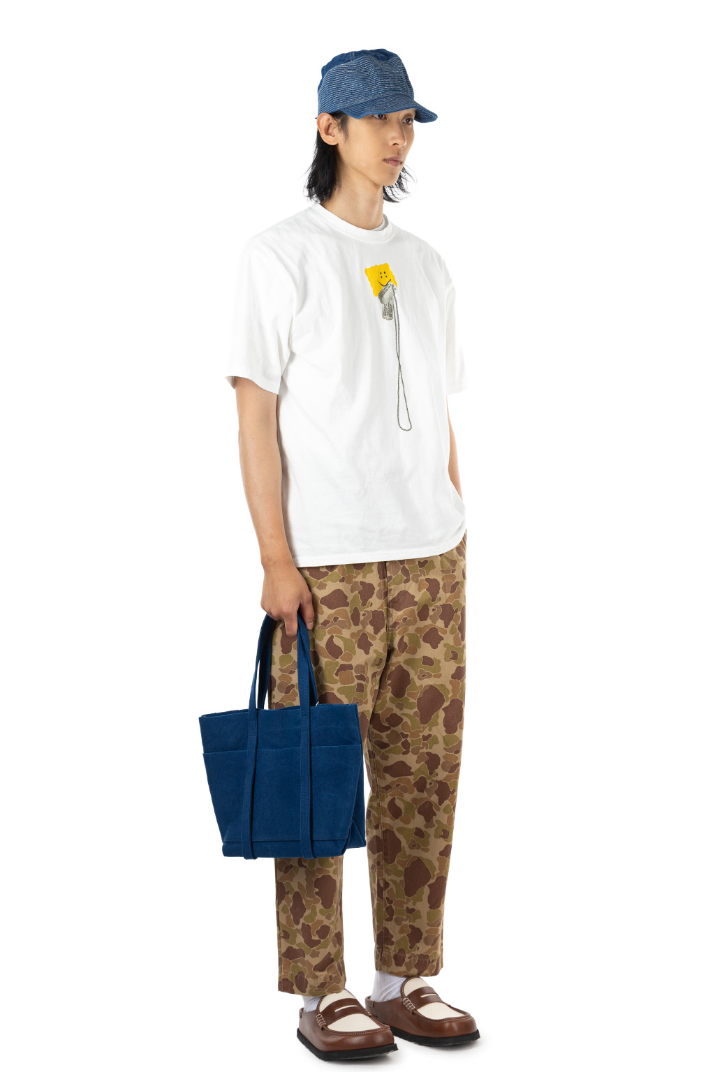 Kapital - 11.5oz Denim THE OLD MAN AND THE SEA Cap - 2 Colors
