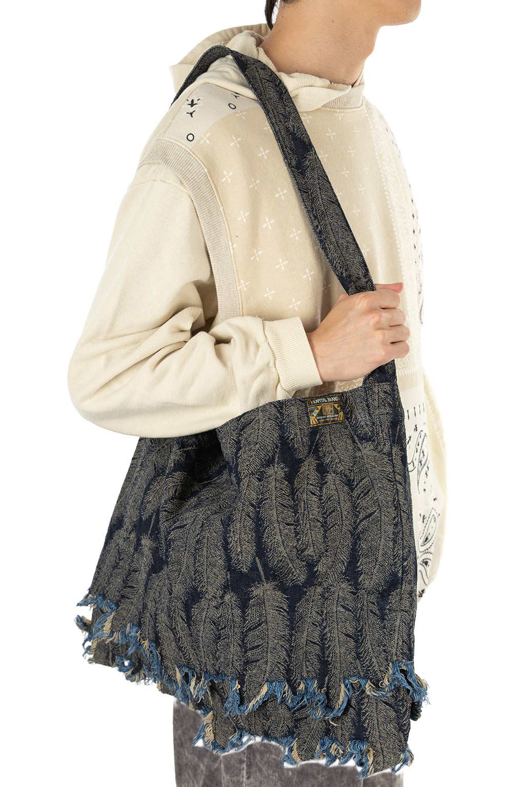 Kapital - 12oz MAGPIE Denim MEDICINE Bag (L) - 2 Colors