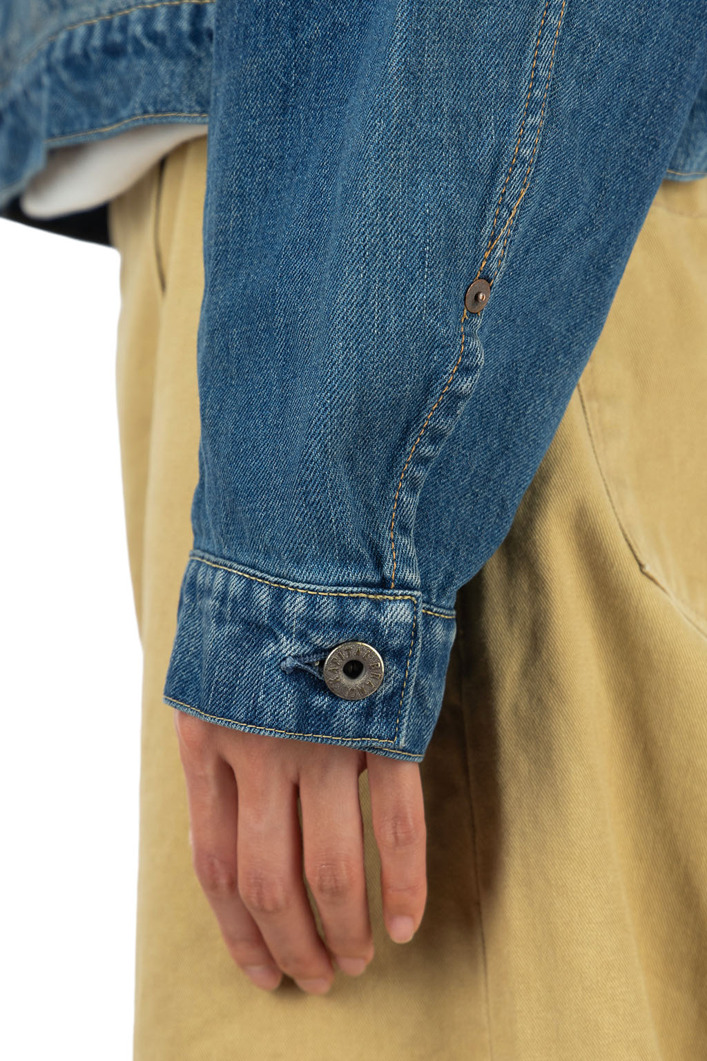 Kapital - 12oz PALM-TREE Jacquard Denim 1st JKT
