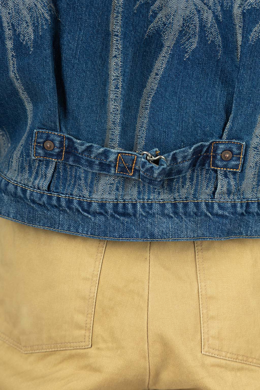 Kapital - 12oz PALM-TREE Jacquard Denim 1st JKT