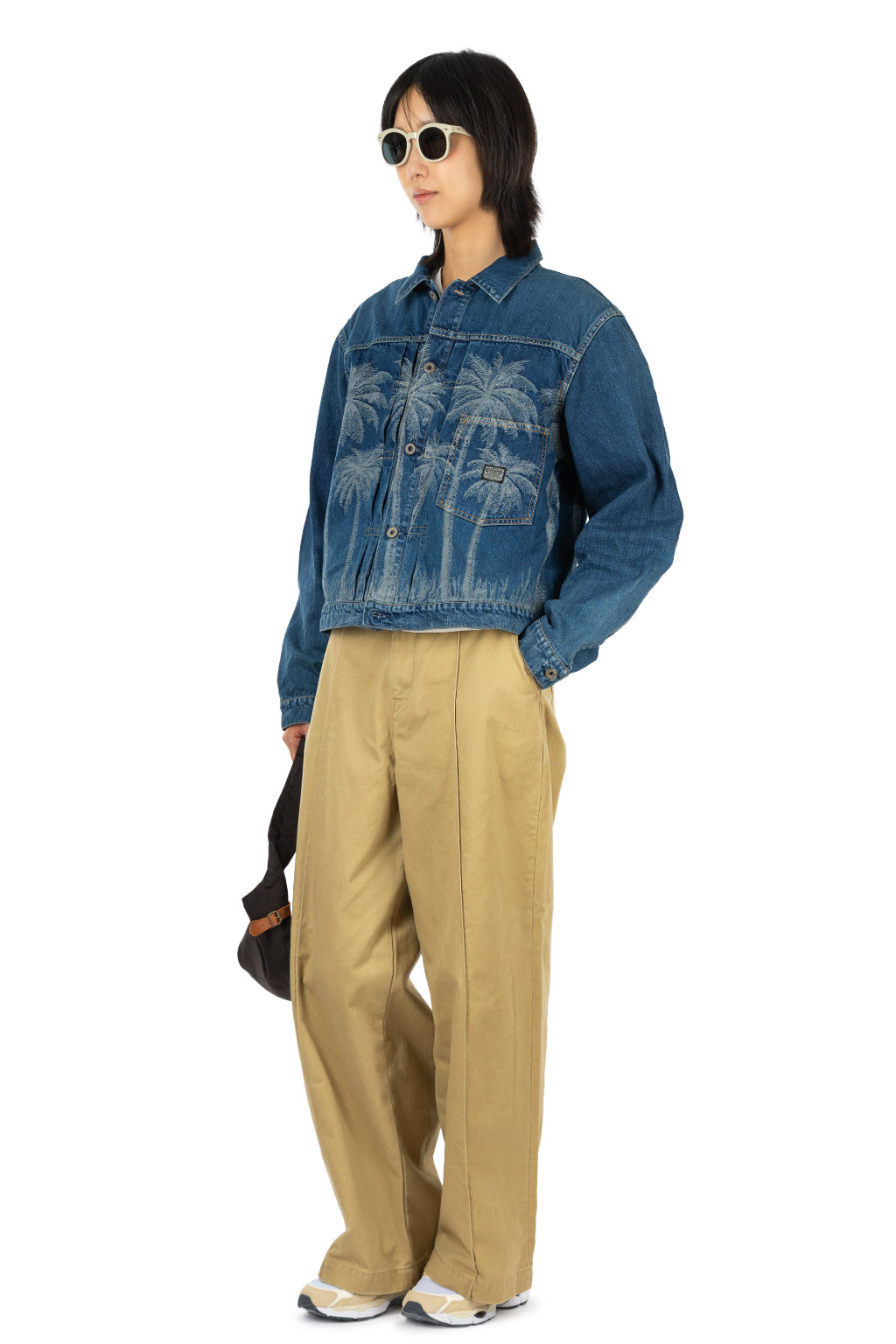 Kapital - 12oz PALM-TREE Jacquard Denim 1st JKT