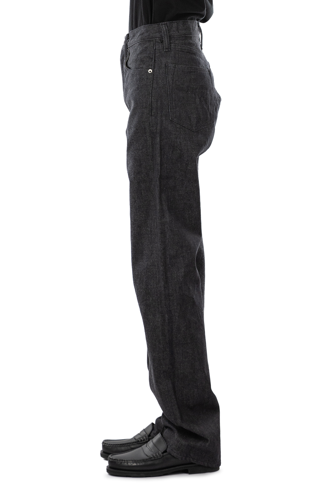 Kapital - 14oz BLK Denim 5P MONKEY TH (ZIP Ver.) - Black