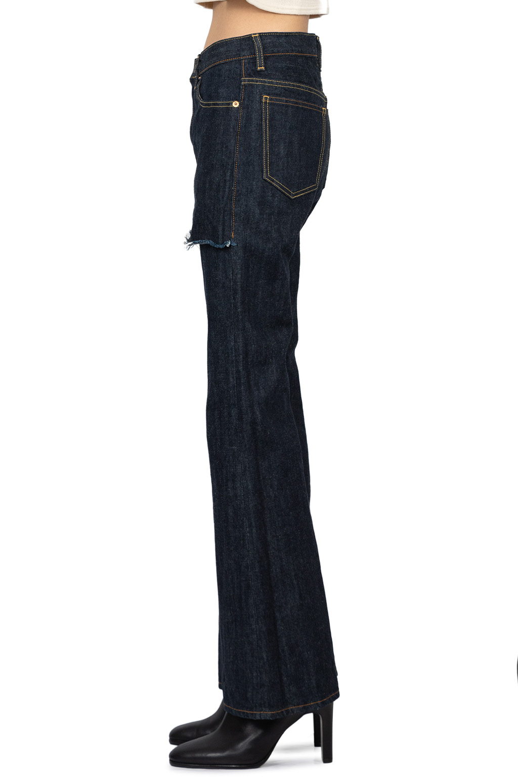 Kapital - 14oz Denim 5P APRON-SKOUSER - One Wash