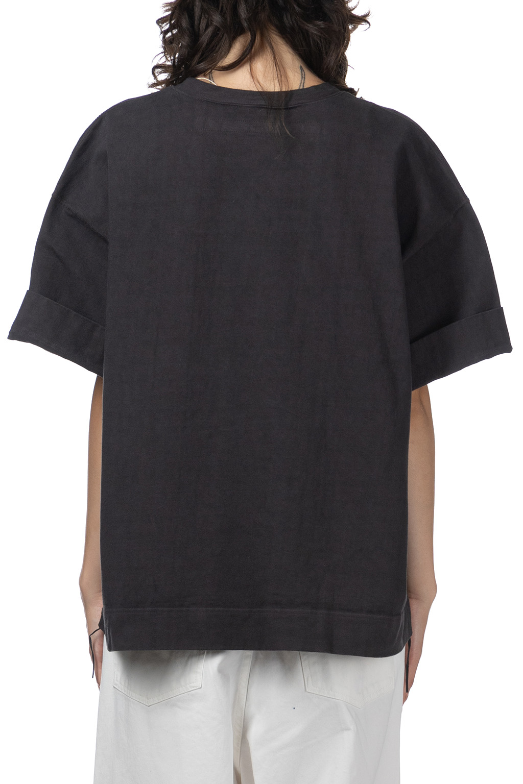 Kapital - 16/-Dense Jersey ARMY Beach Packed T - Ink Black