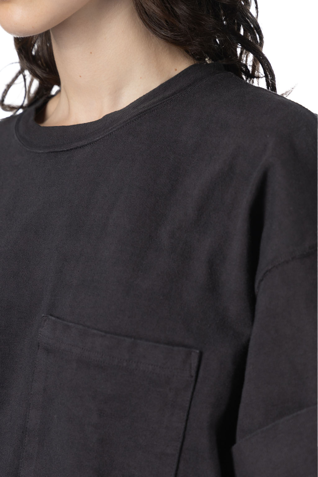 Kapital - 16/-Dense Jersey ARMY Beach Packed T - Ink Black