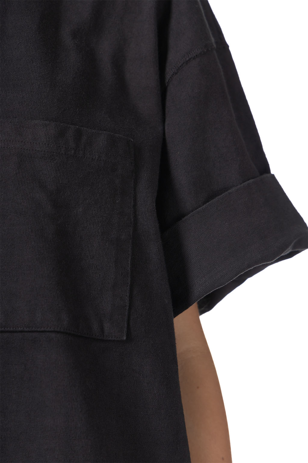 Kapital - 16/-Dense Jersey ARMY Beach Packed T - Ink Black