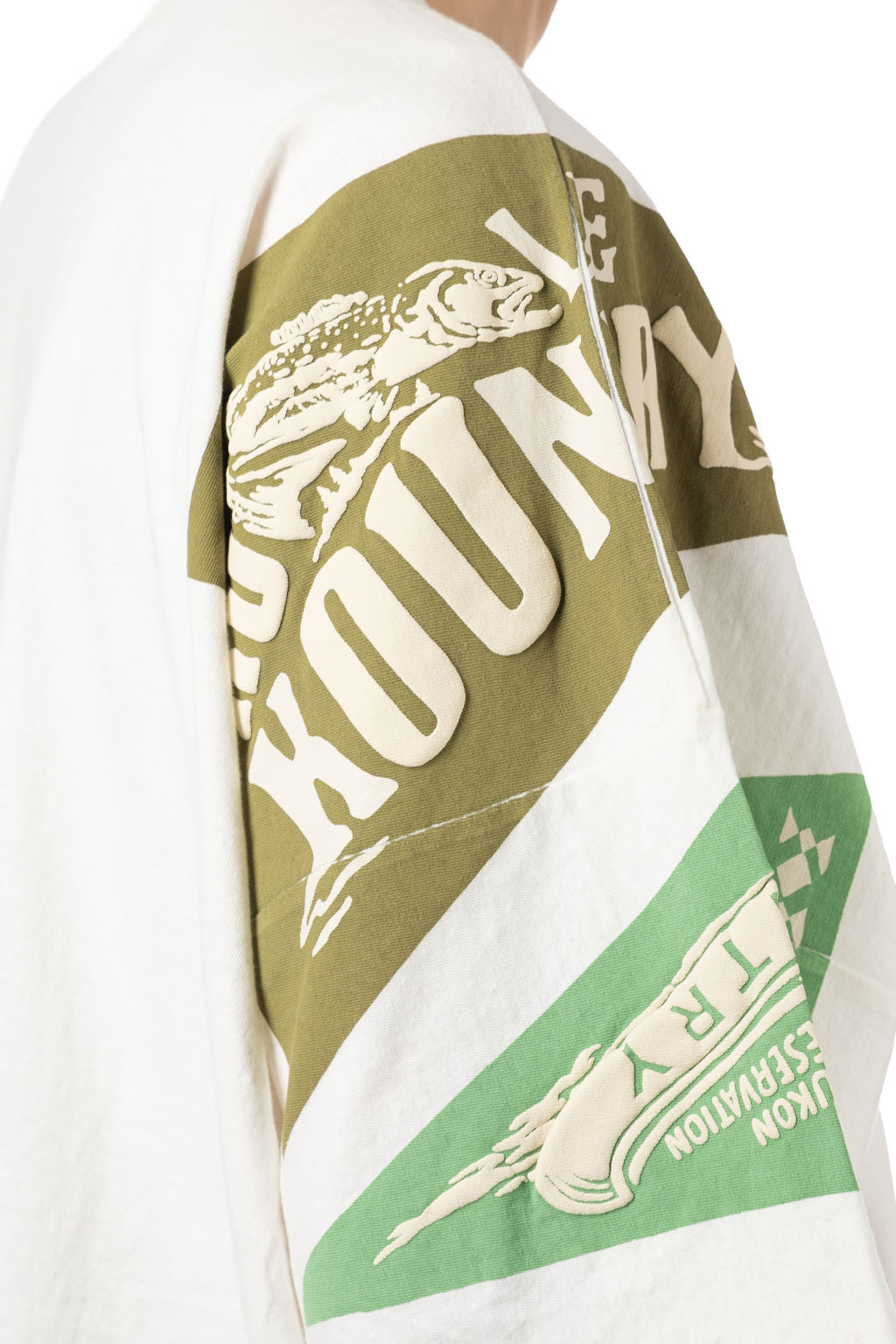 Kapital - 18.5/-Jersey HUGE T (Pennant YUKON) - Green