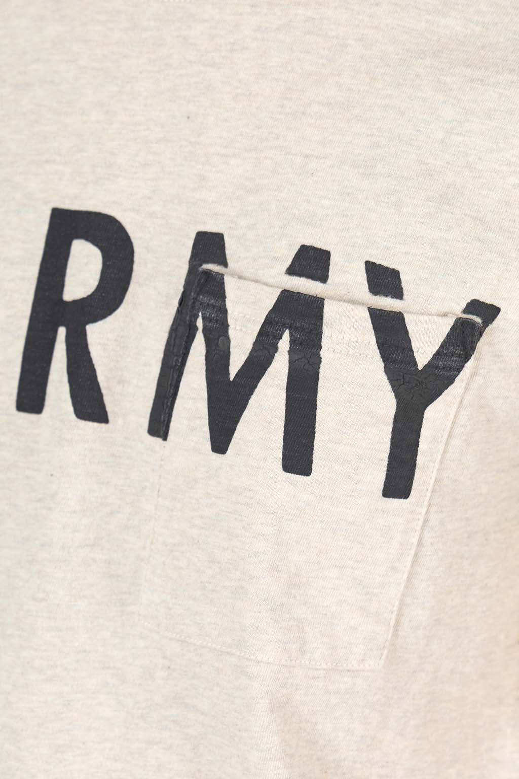 Kapital - 18.5/-Jersey RINGER Pocket T (FARMY) - Natural