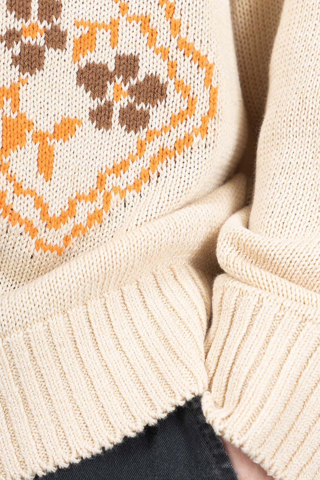 Kapital - 5G Cotton Knit KOOKIE Crew Sweater - Natural