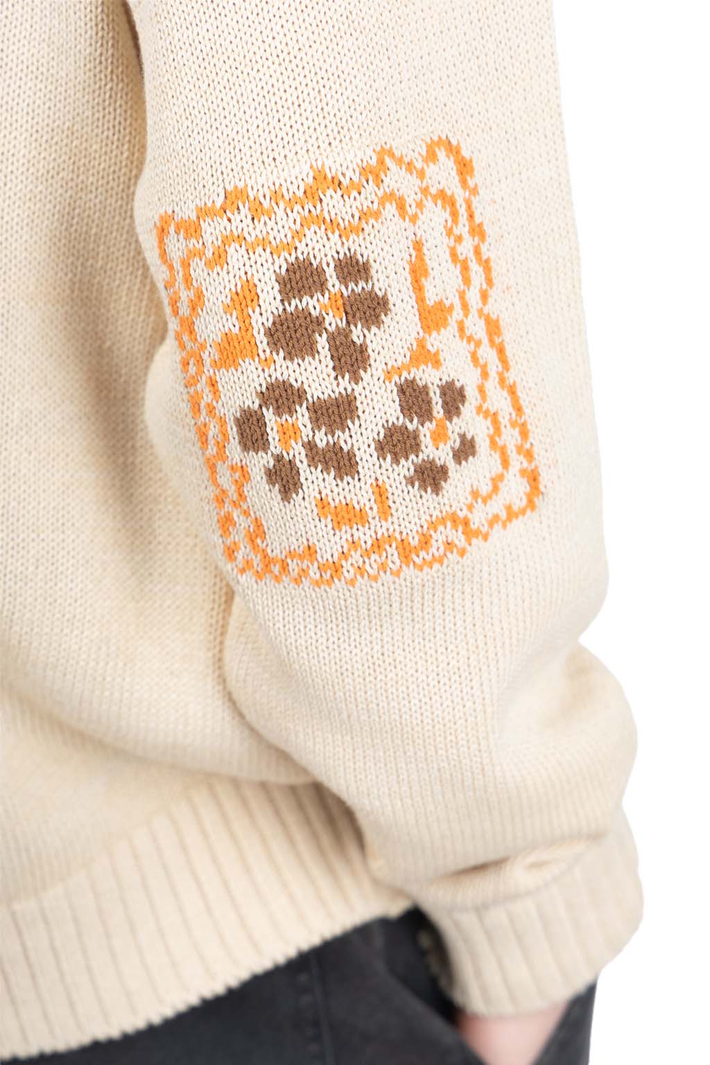 Kapital - 5G Cotton Knit KOOKIE Crew Sweater - Natural