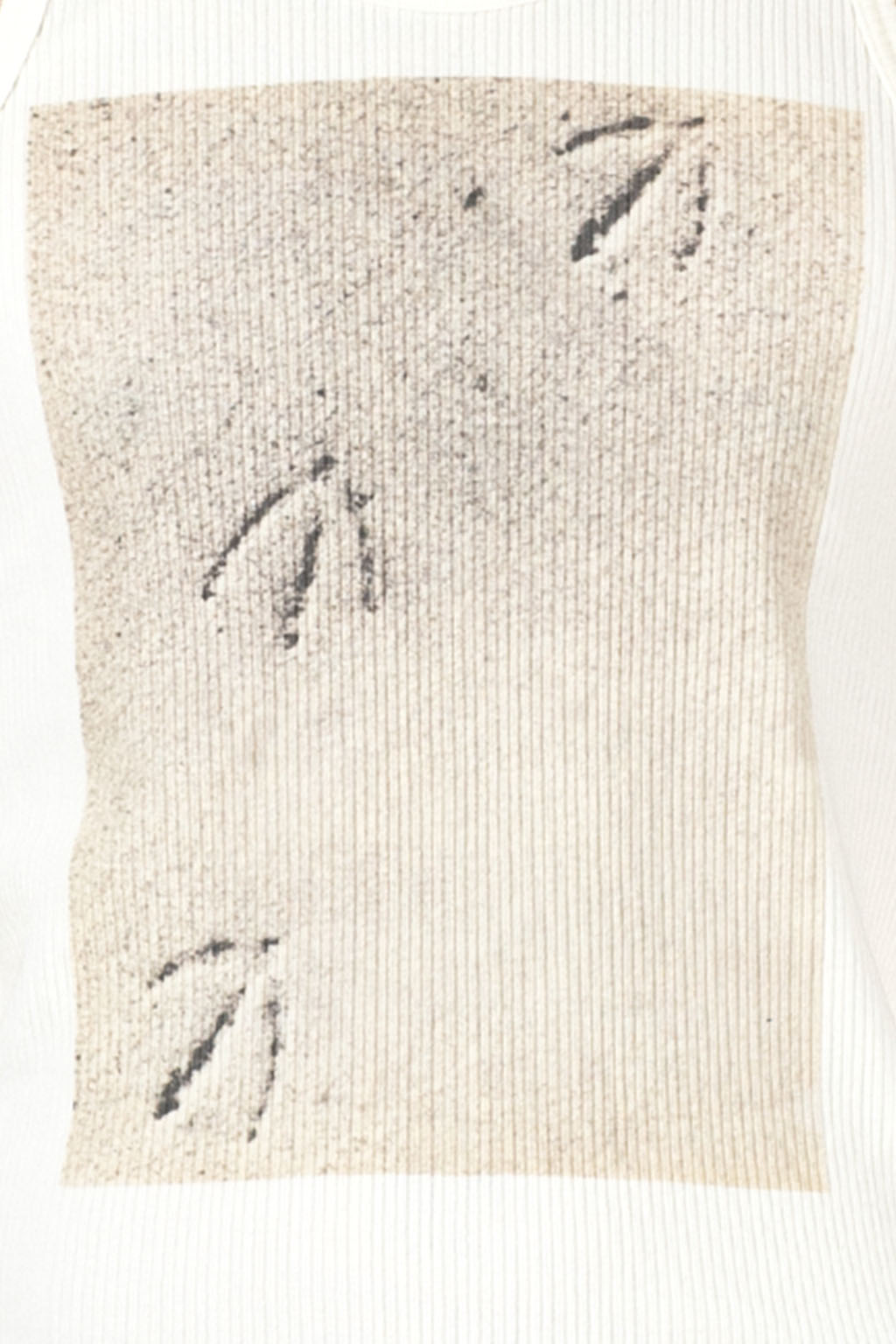 Kapital - 60-2 Stretch Jersey Tank Top (GULL FOOT) - White