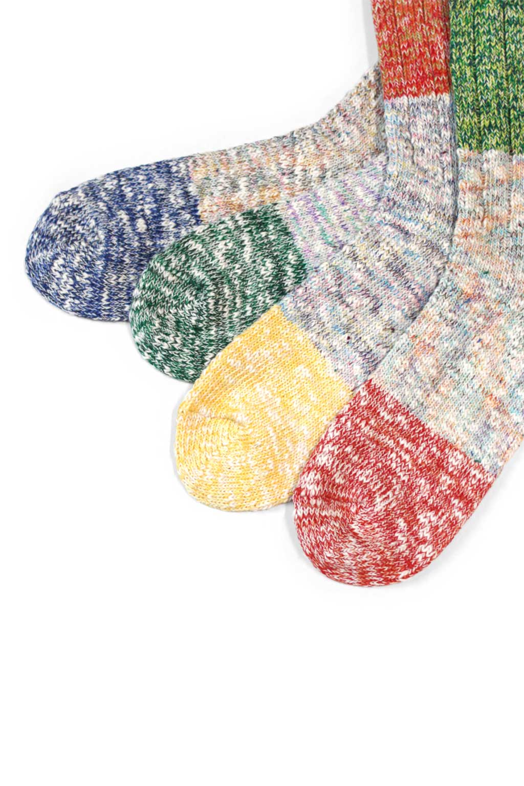 Kapital 60 Yarns 2 TONES HEEL Socks - 4 Colour Choices