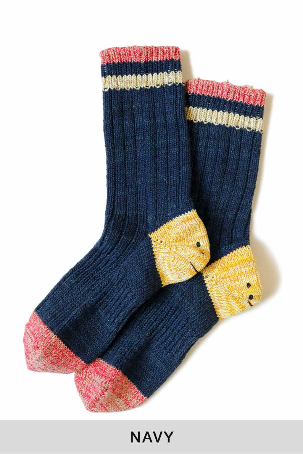 Kapital - 60 Yarns IVY RAINBOWY HAPPY HEEL Hold Socks in 3 Color Choices