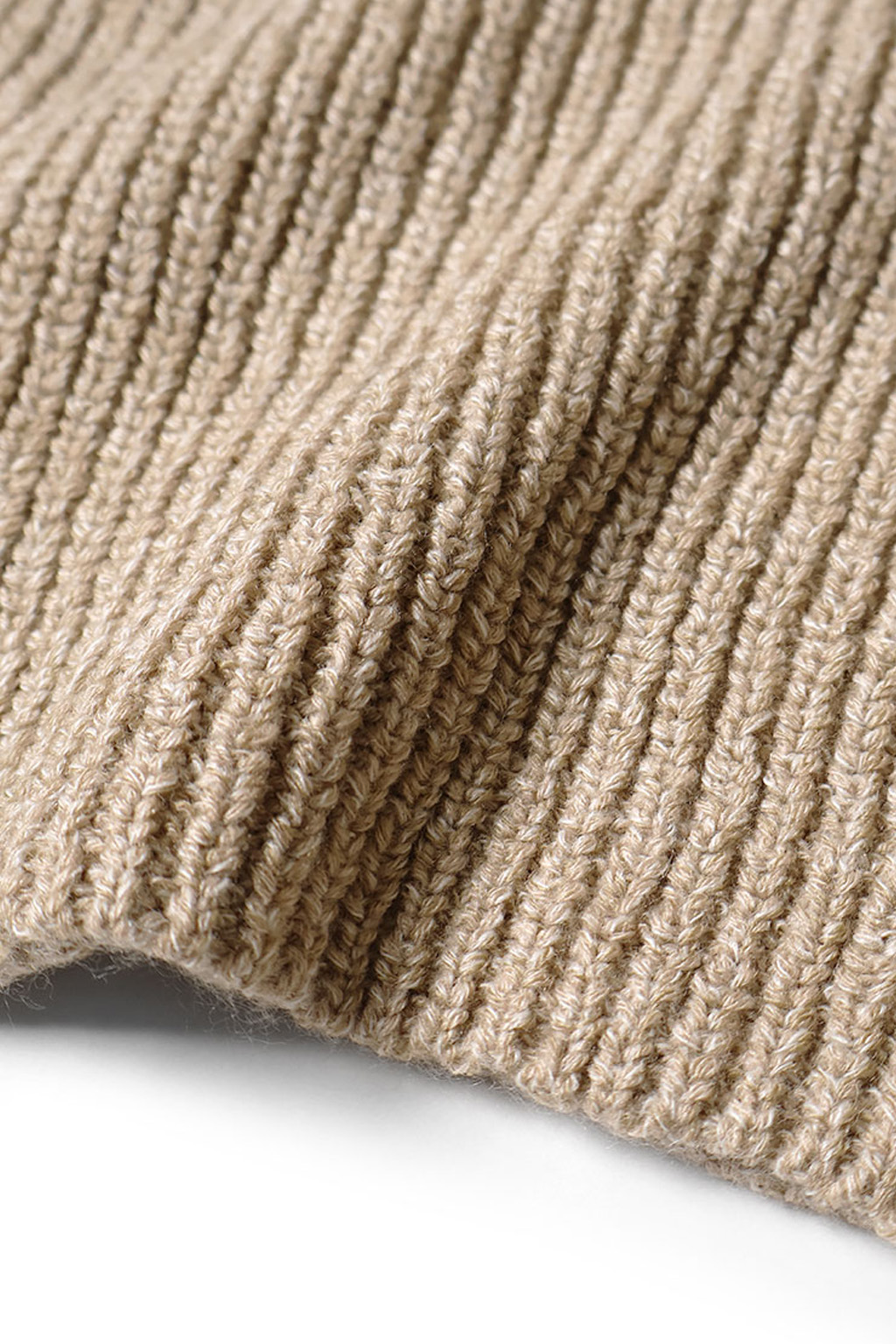 Kapital - 7G Wool Cable Knit High-Neck Bib  Poncho  - 2 Color Choices