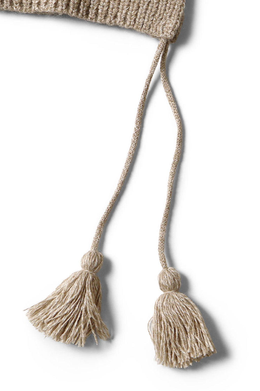 Kapital - 7G Wool Cable Knit High-Neck Bib  Poncho  - 2 Color Choices