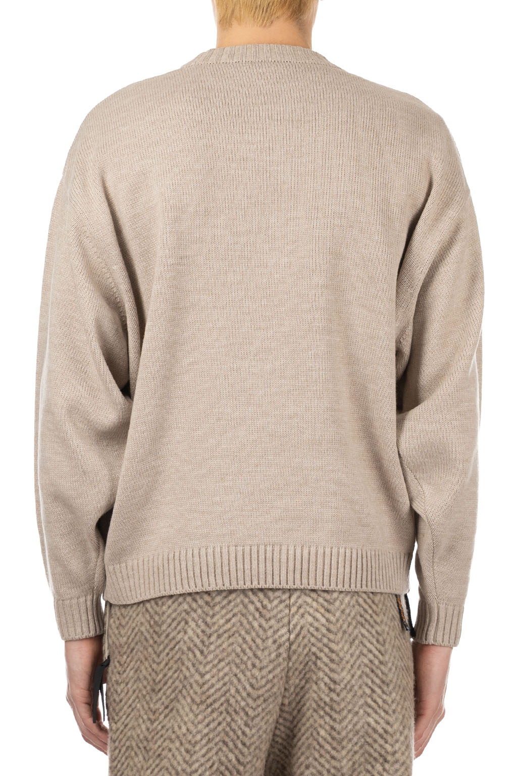 Kapital 7G Wool Crew Sweater (CONEYBOWY) - Beige