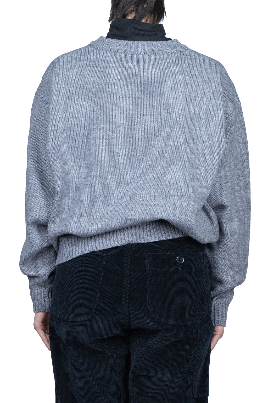 Kapital 7G Wool Crew Sweater (CONEYBOWY) - Grey